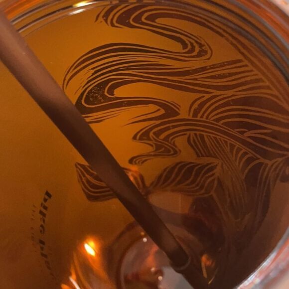 STARBUCKS pike place amber mermaid siren tumbler - Picture 5 of 12